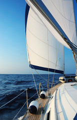 Fototapeta premium Sailing with wind