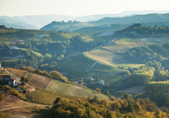 Astigiano, Piedmont, Italy: landscape in autumn
