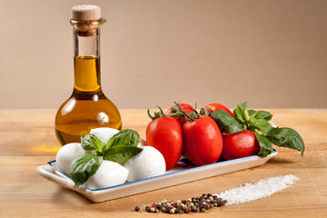 Caprese salad - Mozzarella and tomato