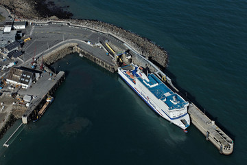 Port de Roscoff , transport maritime ,Finistere