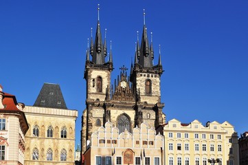 Fototapeta na wymiar Church of our Lady before Tyn, Praha