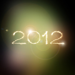 New Year 2012 in space