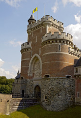 Obraz premium Gaasbeek Castle main entrance