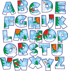 christmas alphabet