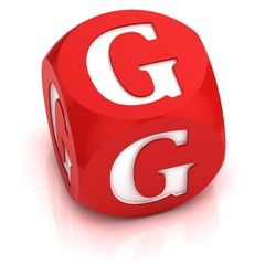 dice font letter G