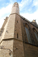 Santa Maria del Mar  church old town Barcelona Catalonia Spain