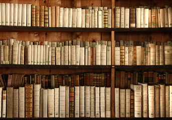  Boekenplank met oude boeken © LeitnerR