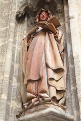 Seville cathedral saint statue