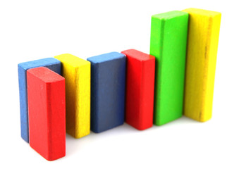 Wooden building blocks