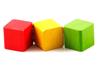 Wooden building blocks