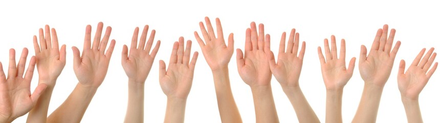 Hand gesture high five