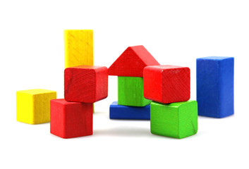 Wooden building blocks