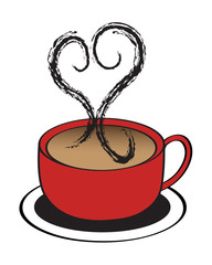 Coffee Cup Heart
