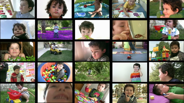 Little boy montage