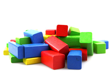 Wooden building blocks