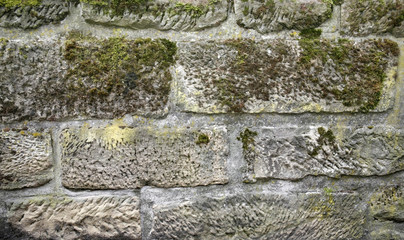 old sandstone wall