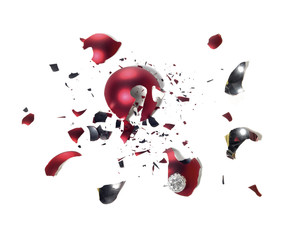 broken christmas tree ball