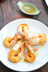 fried prawn food