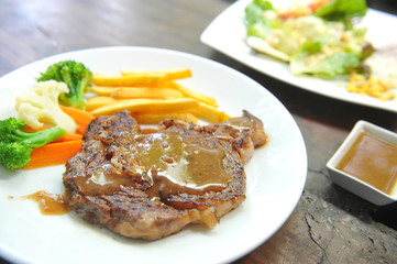 Grilled meat