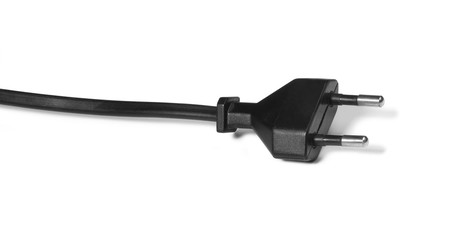 modern black plug