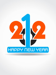 happy new year 2012 background