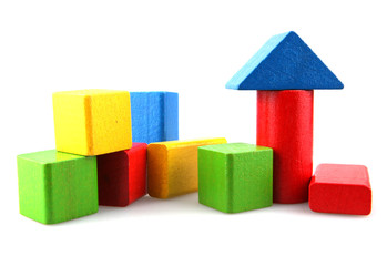 Wooden building blocks