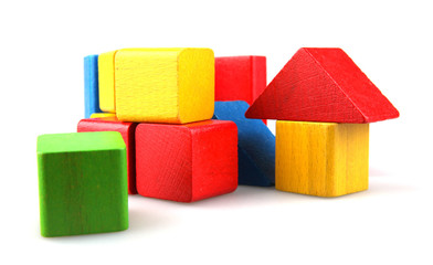 Wooden building blocks
