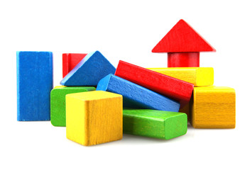 Wooden building blocks