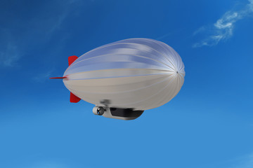 Zeppelin als Werbefläche