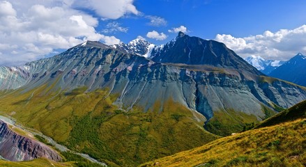 altai mountain ridge