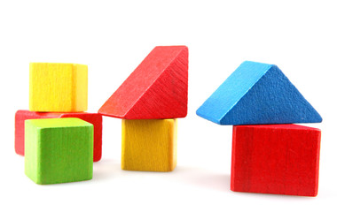 Wooden building blocks