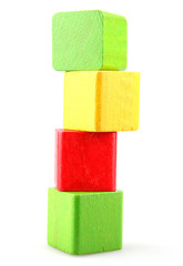 Wooden building blocks