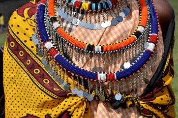 Keuken spatwand met foto gioielli africani © africa