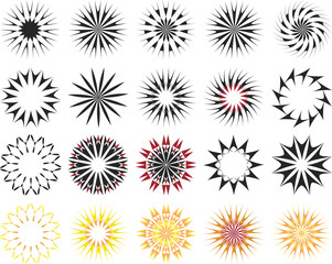 tribal tattoo sun Circular