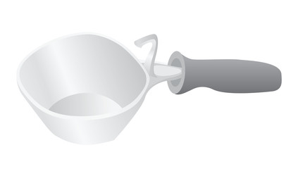 construction scoop, isolated illustration on a white background