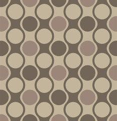 abstract seamles pattern of circles - illustration