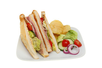 Ham salad sandwich