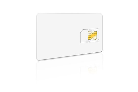 Simkarte mit Microsim