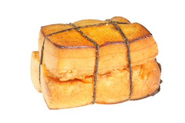 Piece of smoked bacon