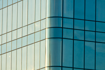 Windows on a modern office building making a background