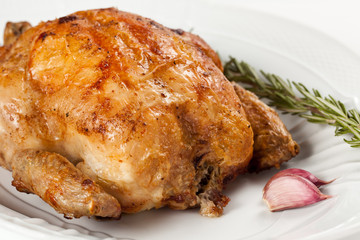 Roasted chicken wit potatoes