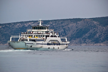 Adriatic ferry boat, Cres, Croatia