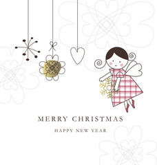 New year's card with copy space