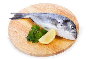 dorado  with lemon and parsleyon