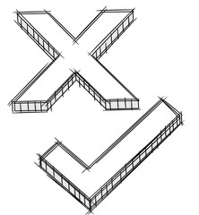 Doodle of tick and cross