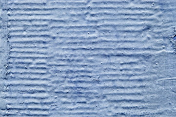 Wand mit Struktur blau