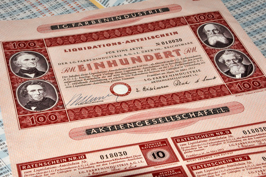 Historisches Wertpapier