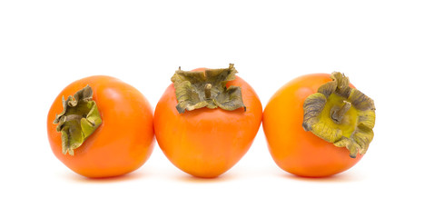 persimmon isolated on white background