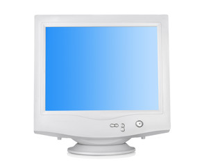 CRT monitor isolated