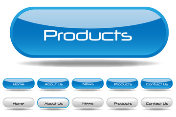 Web Buttons Illustration